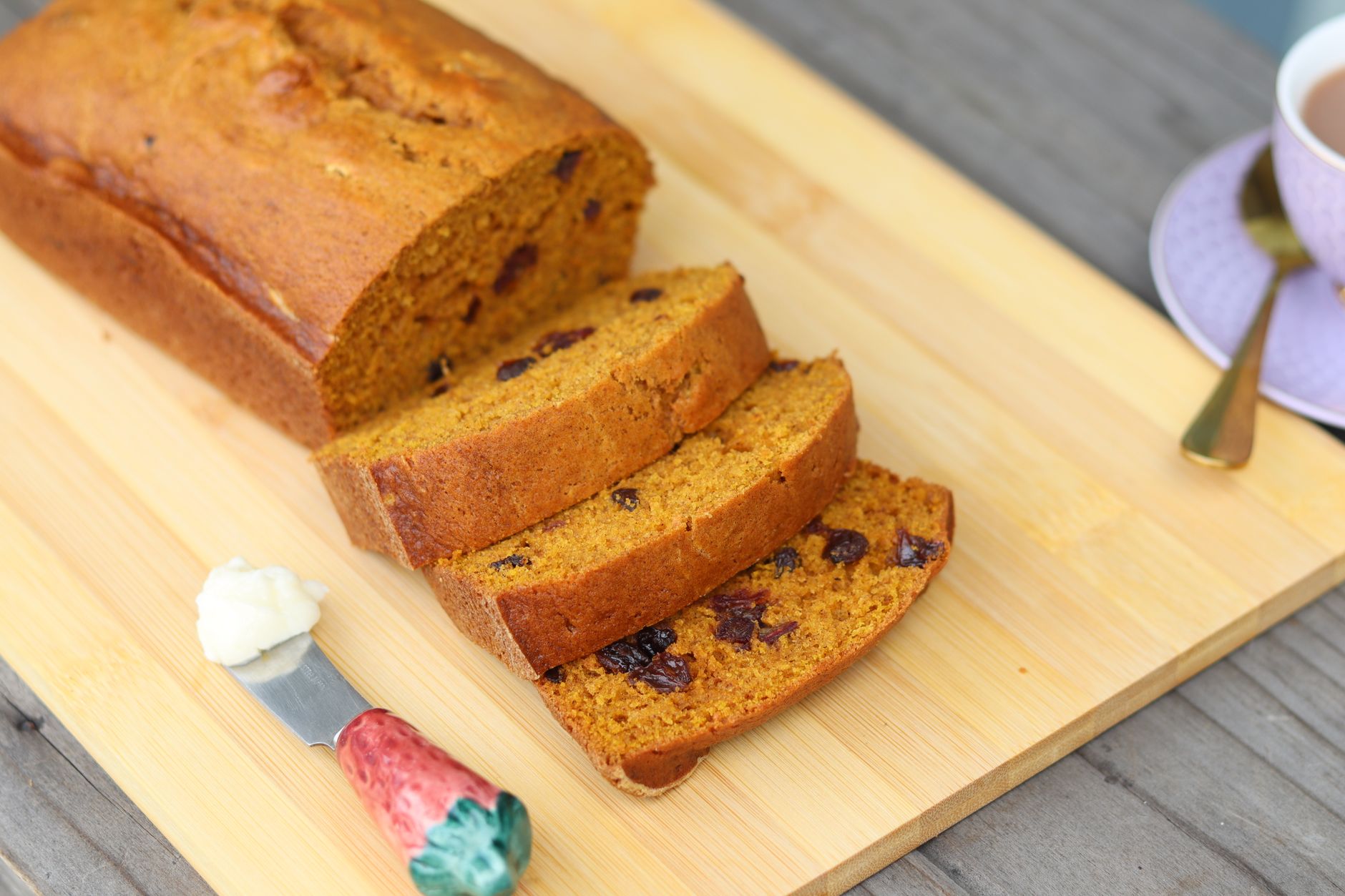 Spiced Pumpkin Tea Loaf
